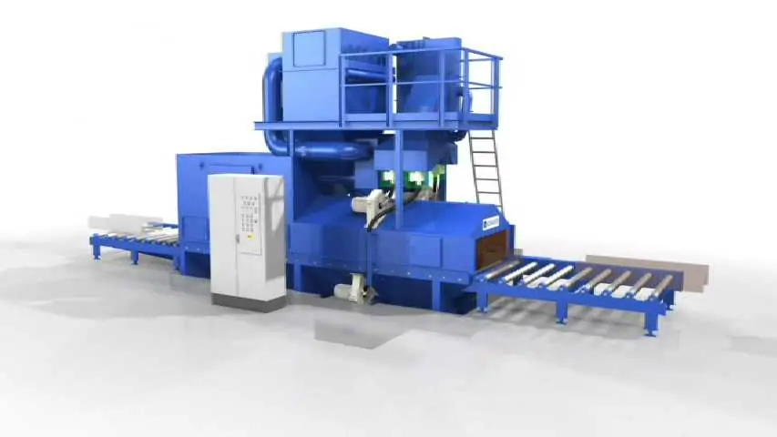 Tünel Tipi Kumlama Makinası